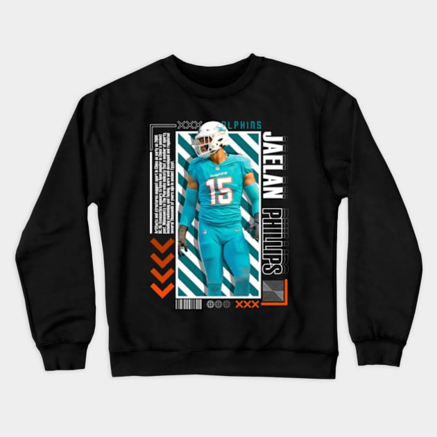 Jaelan Phillips Paper Poster Version 10 Crewneck Sweatshirt by art.Hamdan